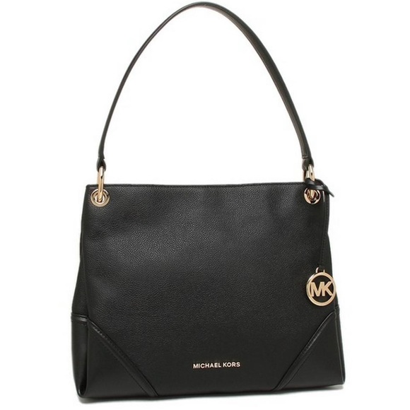 Michael Kors Black Medium Nicole Bag - Main Image
